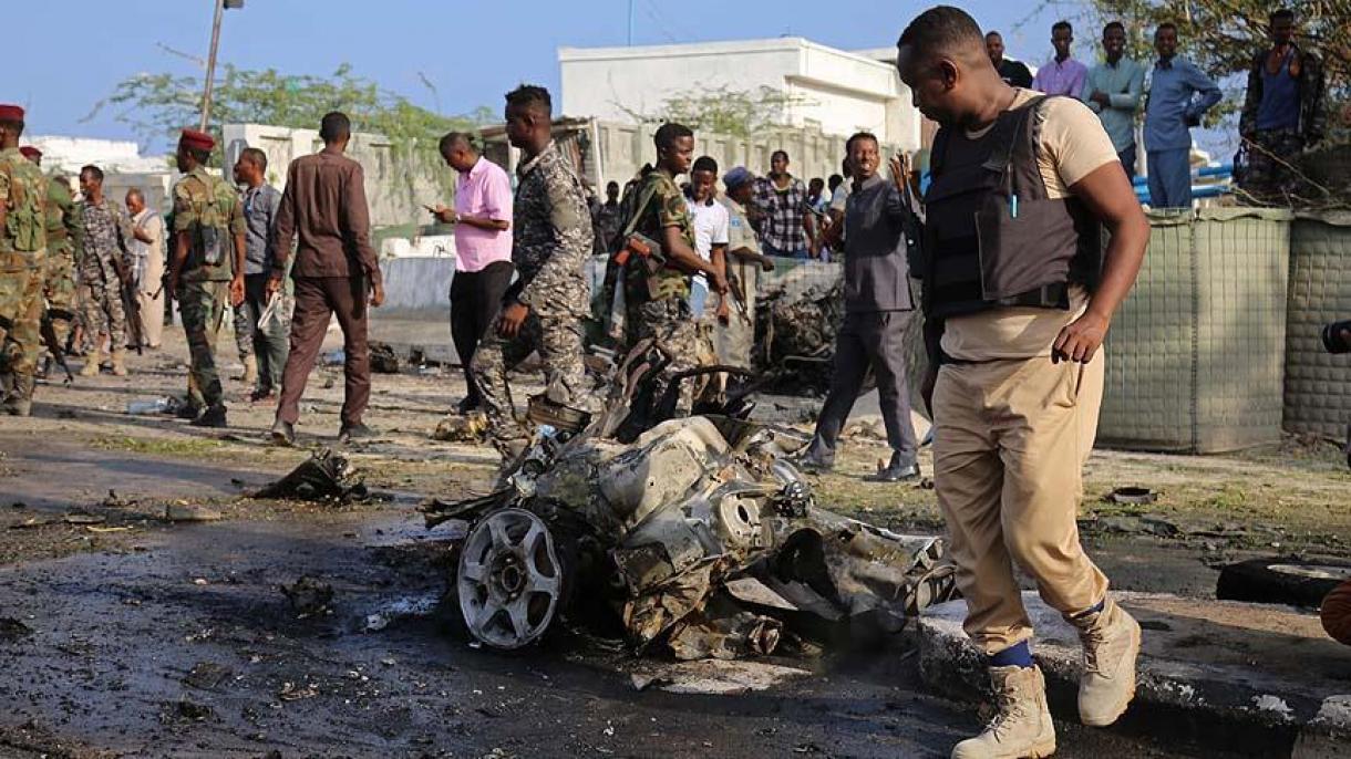 انفجار خودروی بمب گذاری شده در موگادیشو