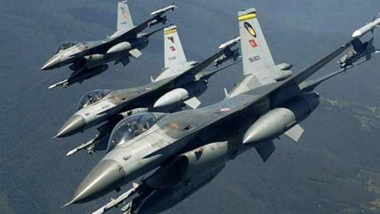 عملیات موفقیت آمیز جنگنده های نیروی هوایی ترکیه در شمال عراق