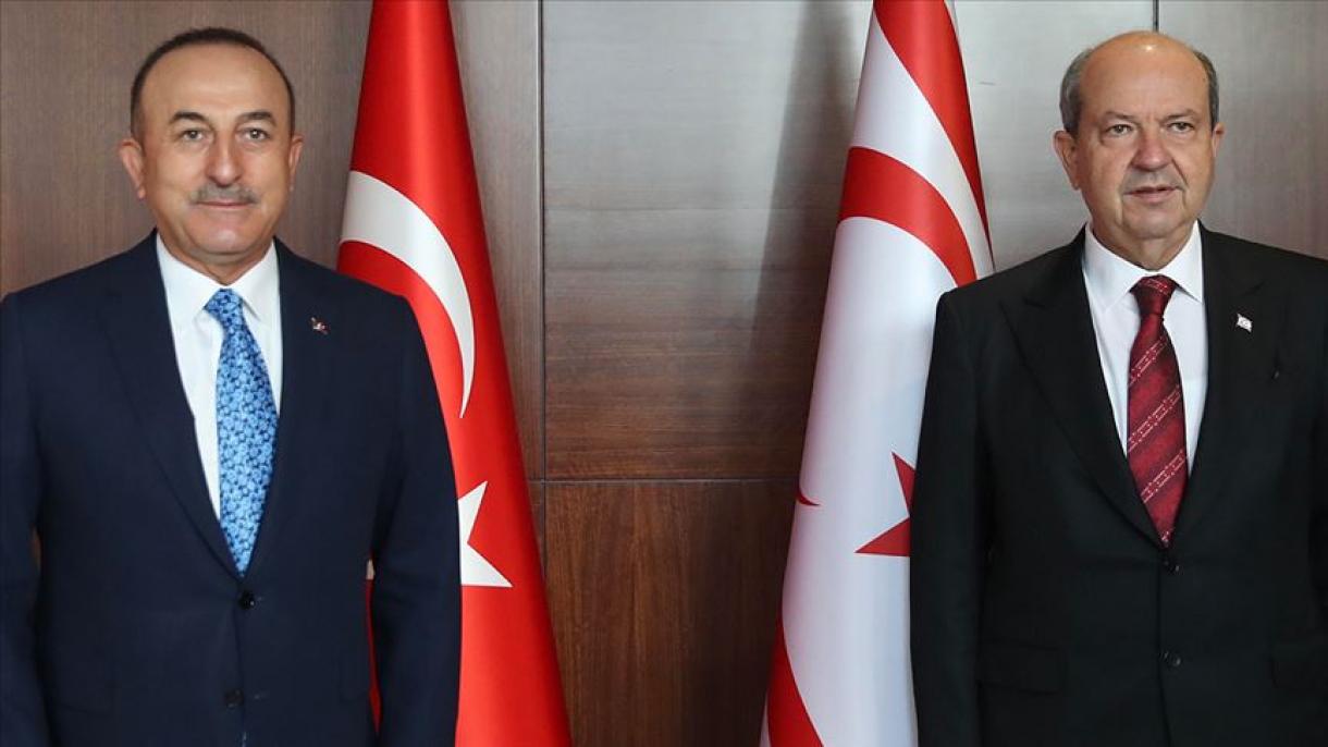 チャウショール外相とタタル 北キプロス トルコ共和国大統領が電話会談 チャウショール外相とタタル 北キプロス トルコ共和国大統領が電話会談