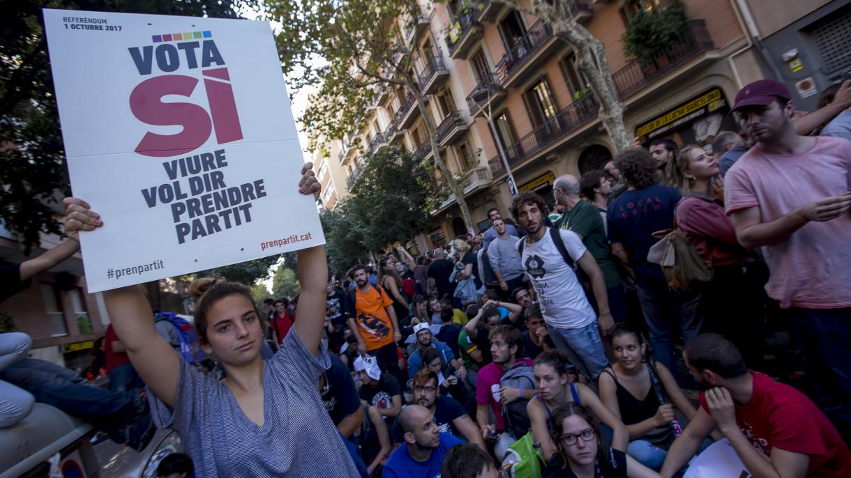 Каталониянын көз карандысыздык референдуму боюнча чыр-чатактар