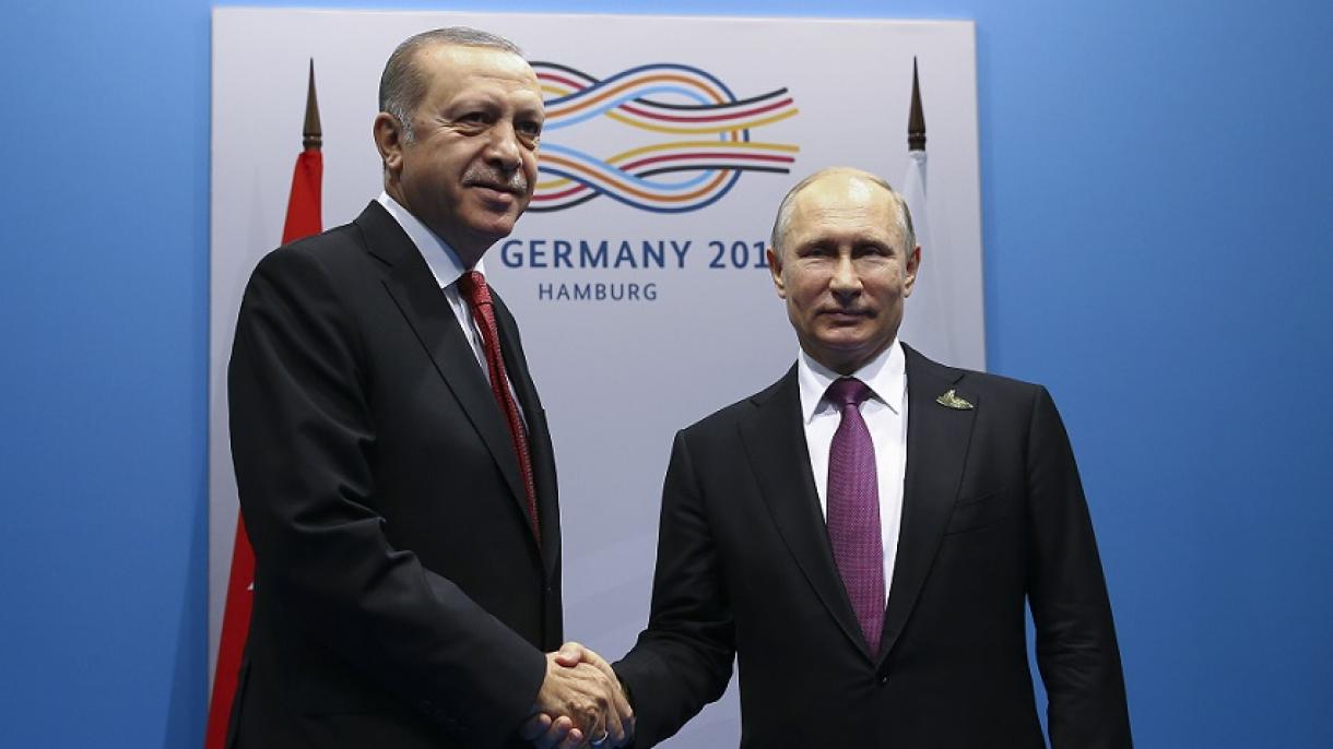 Ərdoğan və Putin Almaniyada görüşdü