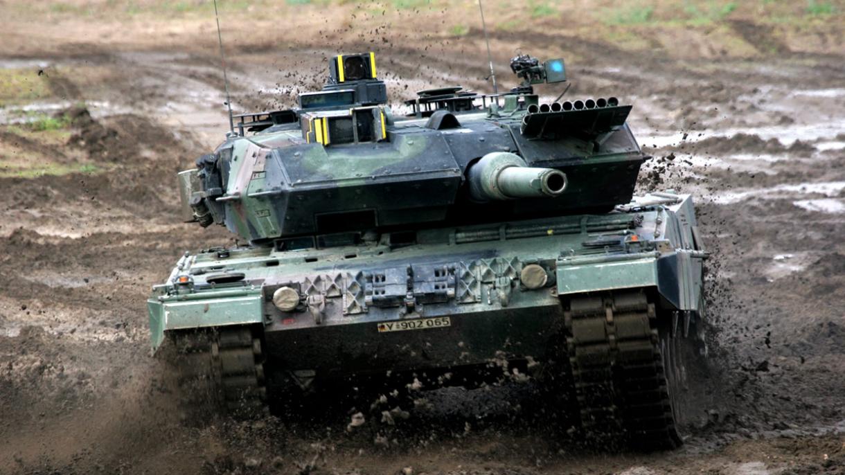 amérikadin kéyin gérmaniyemu ukrainani tanka bilen teminleshni qarar qildi