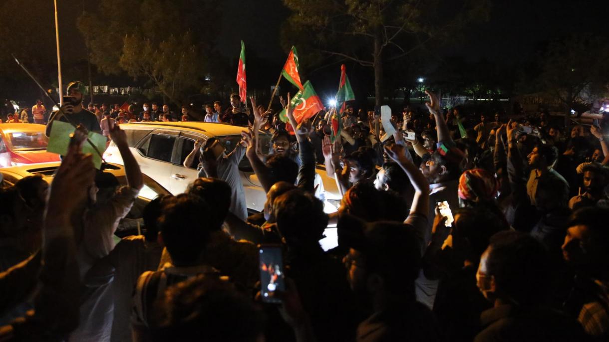 تظاهرات اعتراض‌آمیز در پاکستان پس از سقوط حکومت عمران خان