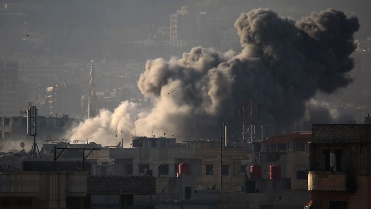 شام: مشرقی الغوطہ پر  فضائی حملے،درجنوں ہلاک