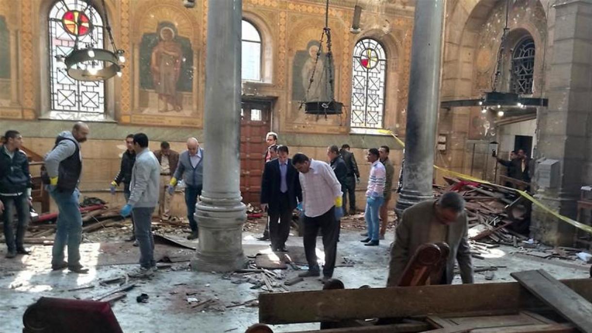 Ataque a uma catedral deixa 25 mortos no Cairo