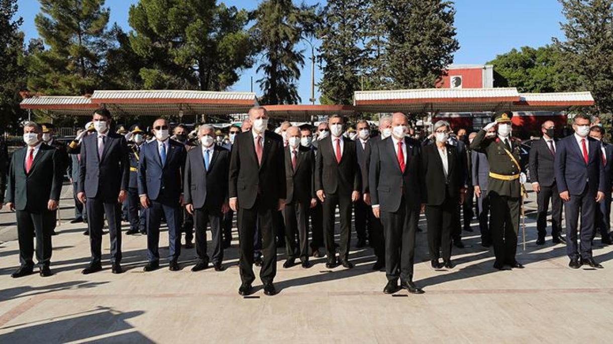 Претседателот Ердоган во посета на Турската Република Северен Кипар по повод 37-годишнината од формирањето