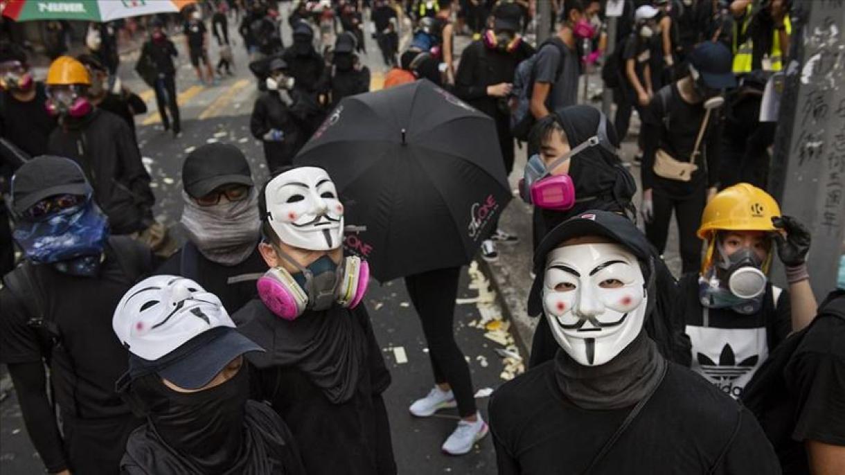 Prohibición de uso de mascarillas, otra razón para manifestarse en Hong Kong