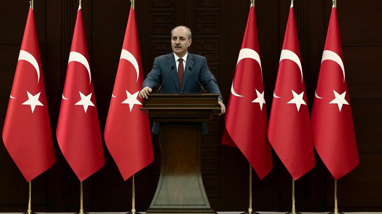Turkiya Bosh vazir o’rinbosari va hukumat kotibi Numan Kurtulmush matbuotga bayonot berdi