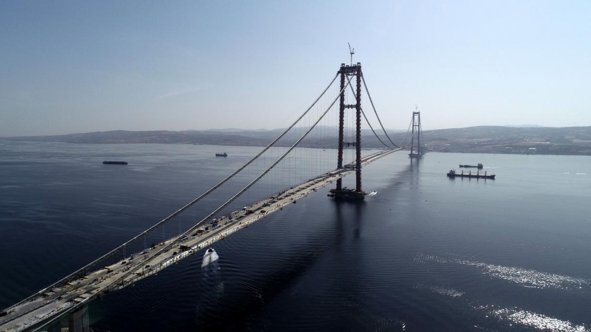 Il presidente Erdogan ha inaugurato il ponte di Canakkale 1915