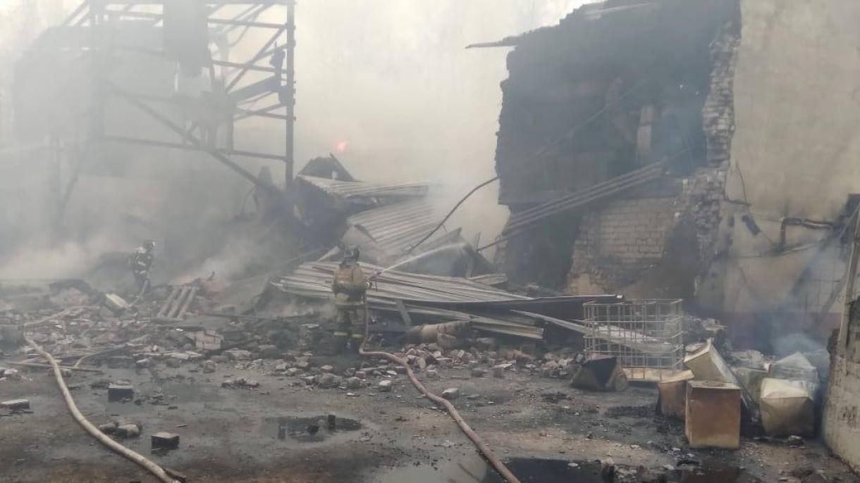 Oroszországban leégett egy Rjazany környéki robbanóanyaggyár, halottak