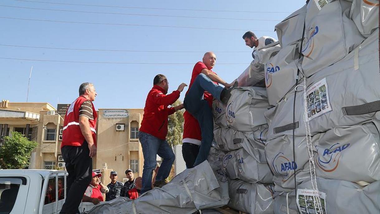 ادامه کمک‌های هلال احمر ترکیه به زلزله زدگان عراق