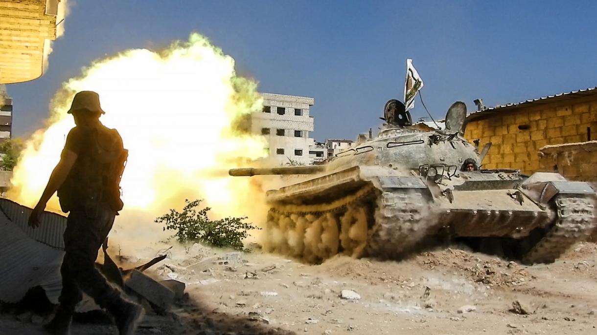 درگیری بین مخالفین سوری و نیروهای رژیم در غوطه شرقی ادامه دارد
