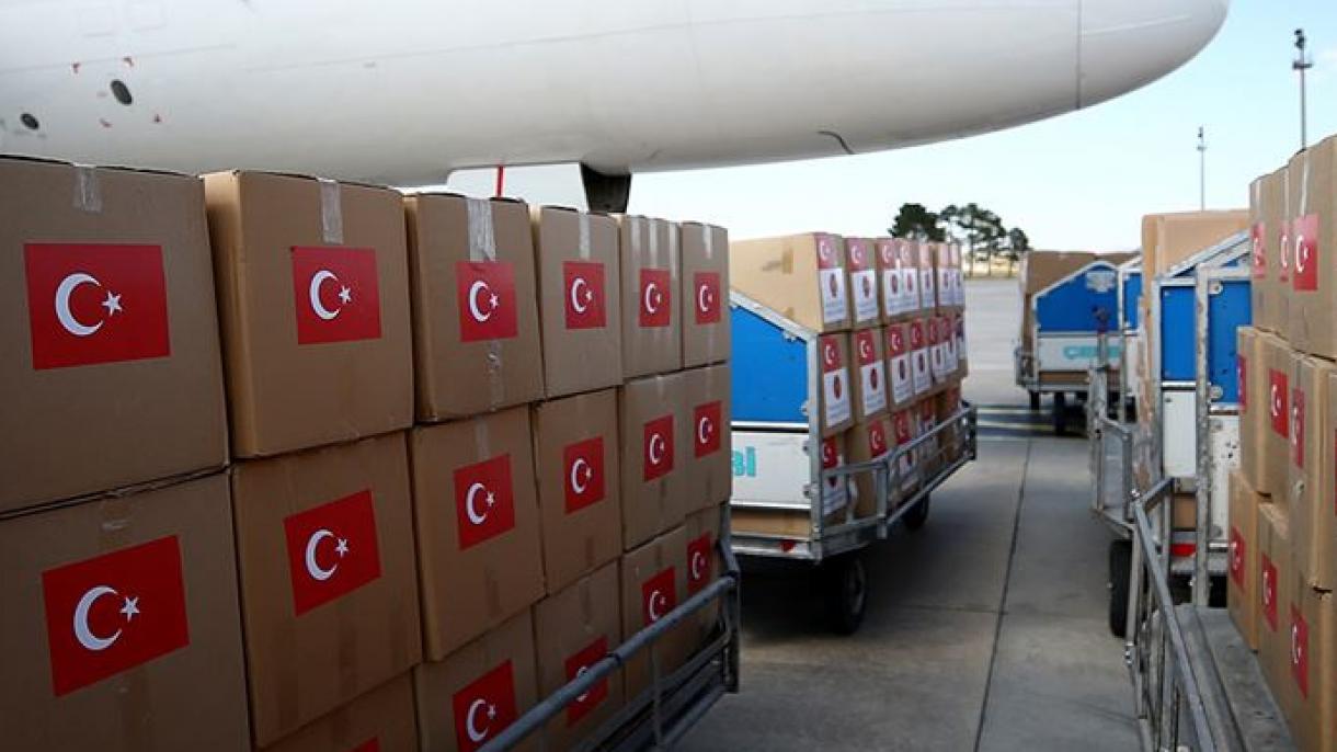 土耳其向北塞，阿塞拜疆，吉尔吉斯斯坦和哈萨克斯坦捐赠医疗物资