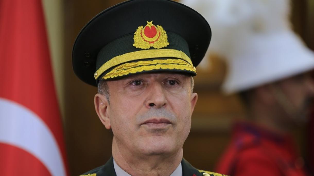 ترک مسلح افواج کے سربراہ کی پاکستان کی مسلح افواج کے سربراہ کے ساتھ ملاقات