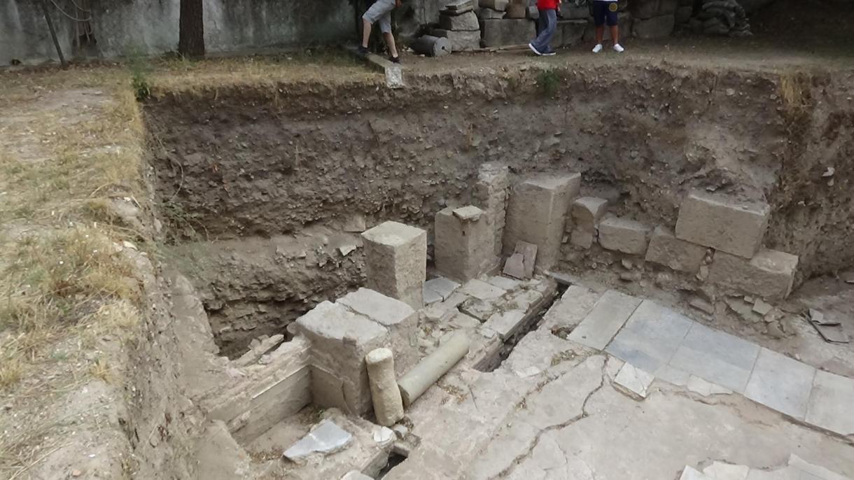 Ókori római gőzfürdőt tártak fel Balıkesirben