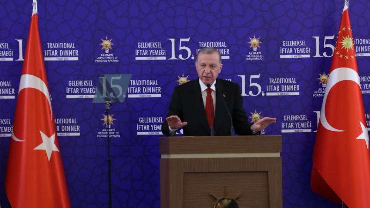 Эрдоган элчилер менен ооз ачуу программасында Газага көңүл бурду