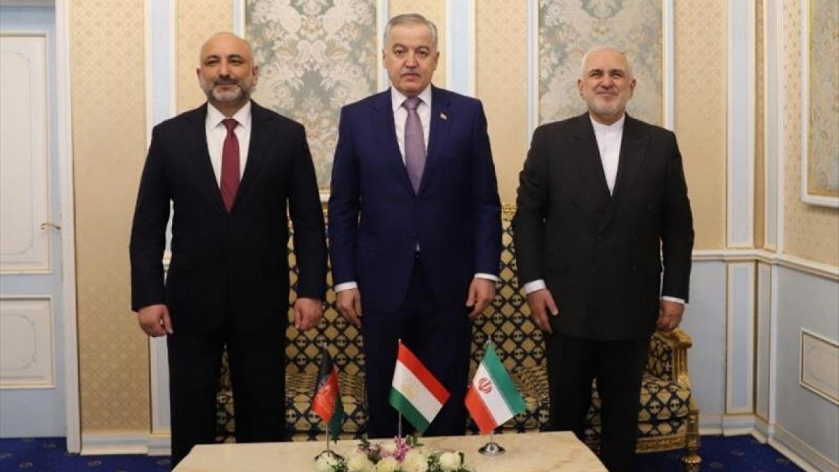 وزرای خارجه ایران، تاجیکستان و افغانستان در دوشنبه دیدار کردند