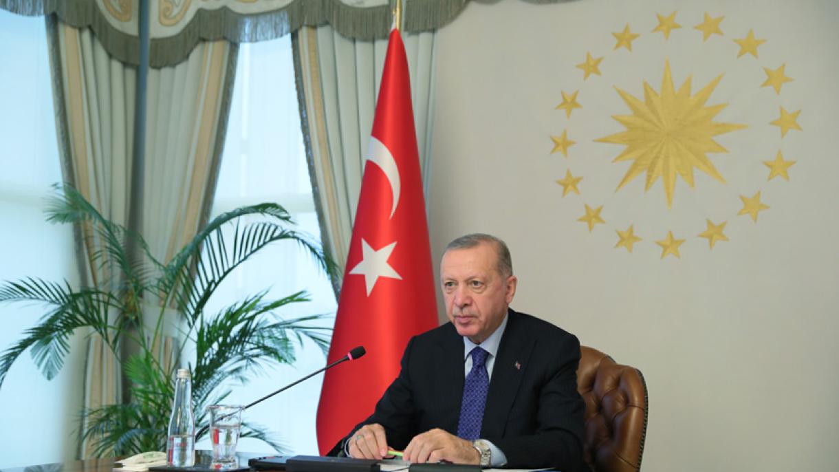 أردوُغان گ- 20 یورتلاری نینگ یوُلباشچیلارینا بیانات بردی