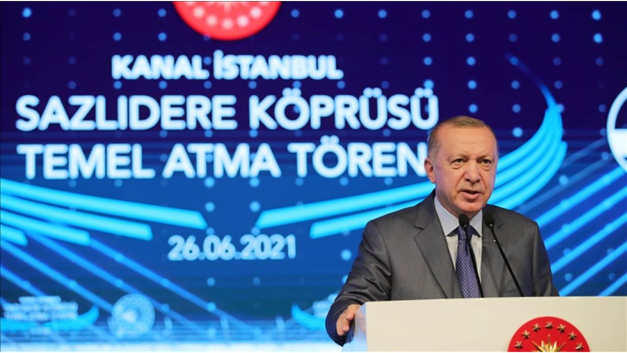 Erdogan: El Canal de Estambul abre una "nueva página" en el desarrollo de Turquía