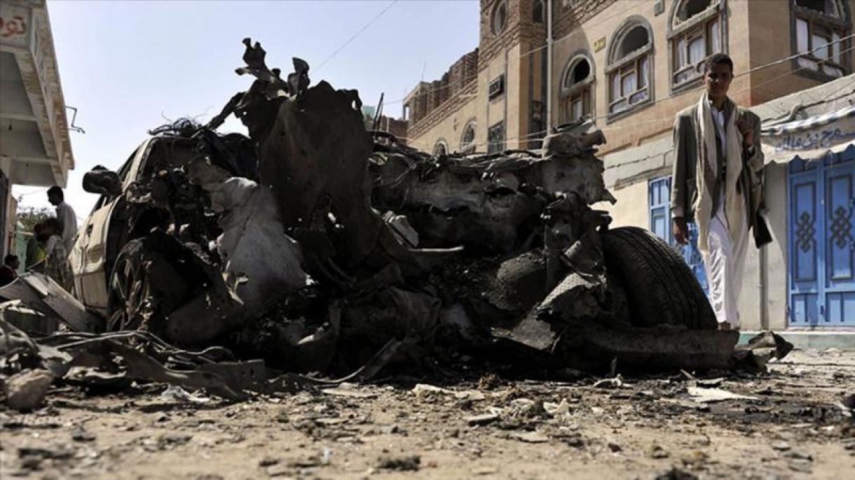 یمن ده انتحاری هجوم عاقبتیده کوپلب کیشی حیاتینی یوقاتدی