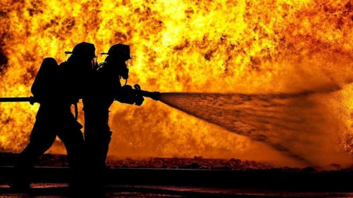آتش‌سوزی در مخازن نفت روسیه