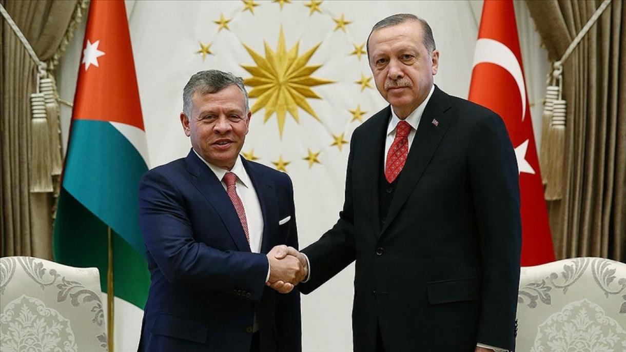 Conversación entre el presidente Erdogan y el rey de Jordania