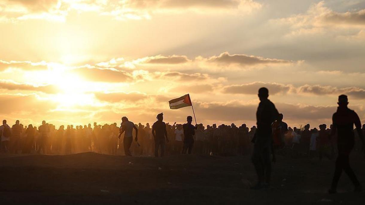 یورش نظامیان اسرائیل به تظاهرات فلسطینیان