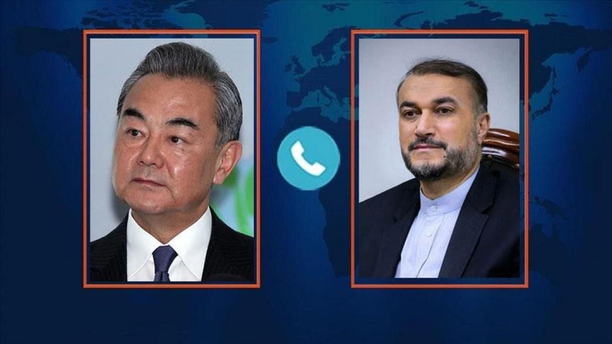 وزرای خارجه ایران و چین تلفنی گفت‌وگو کردند