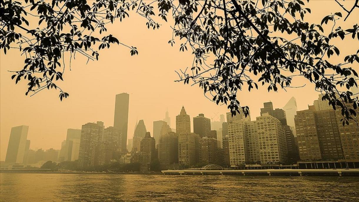 联合国：纽约的烟雾是气候危机的象征