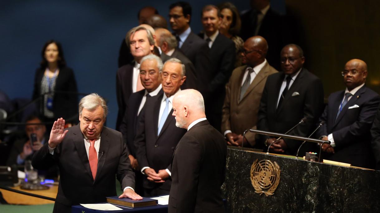 联合国新秘书长古特雷斯宣誓就职