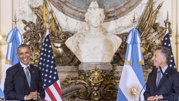 Obama 19 ýyl soň Argentina bardy