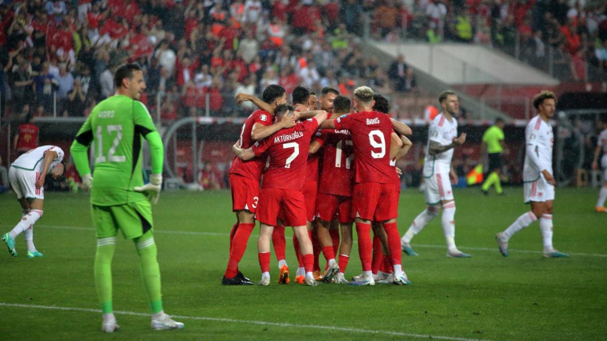 ترک قومی ٹیم نے وہیلز کو شکست دیتے ہوئے گروپ میں اپنی پوزیشن برقرار رکھی