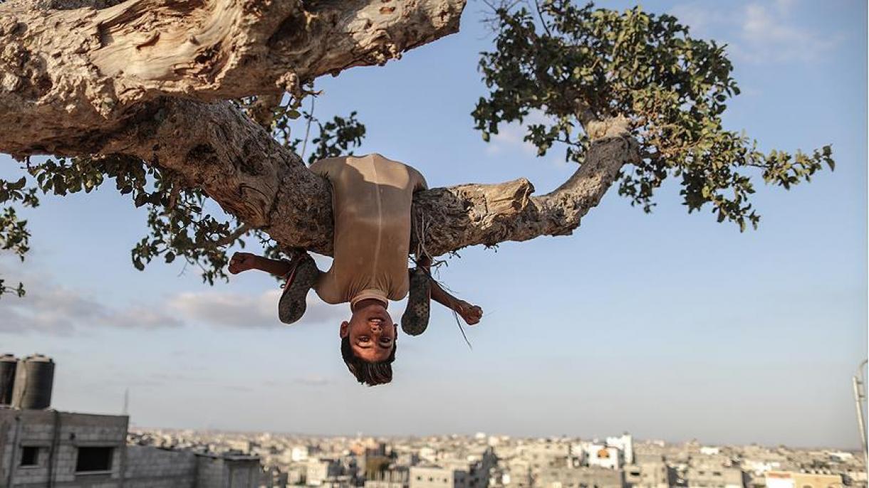 12χρονος από την Γάζα φιλοδοξεί μια θέση στο Γκίνες