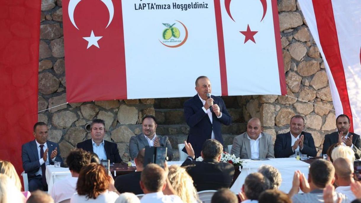 Çavuşoğlunıñ Tön'yaq Kipr Törek Cömhüriyätendäge oçraşuları