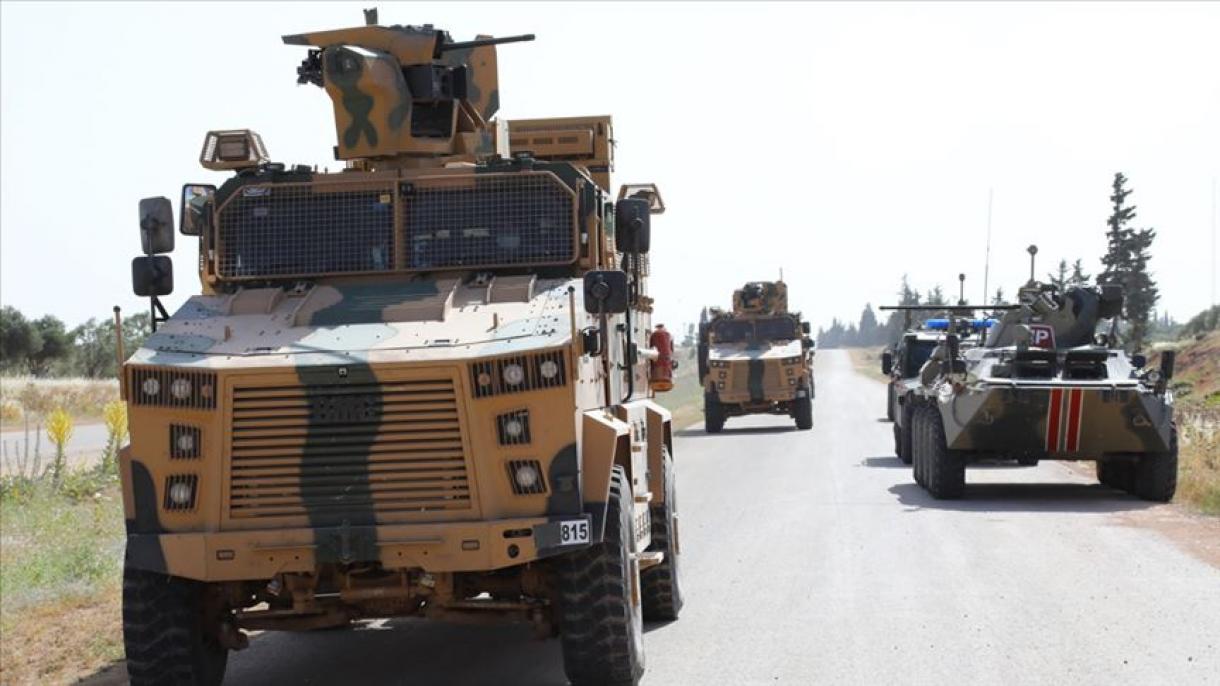 Suriyanın İdlib bölgəsində 12-ci birgə patrul xidməti yerinə yetirilib