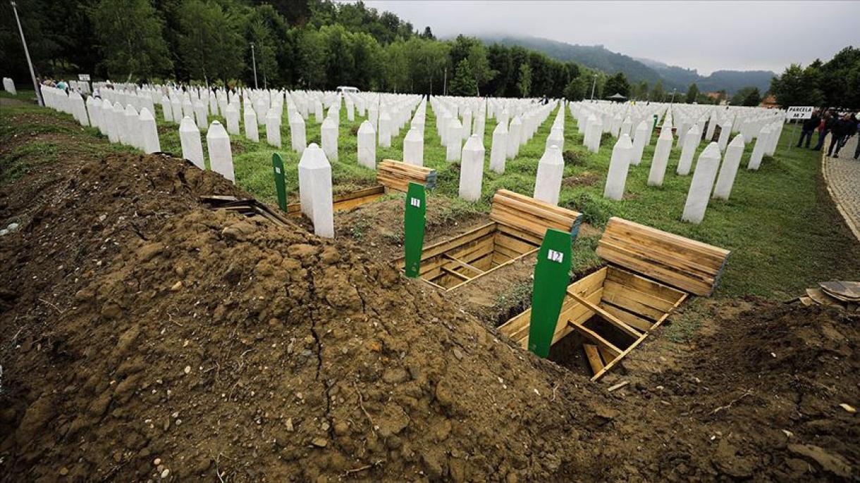 Srebrenitsa qatliomining yana 33 nafar qurboni bugun tuproqqa berildi