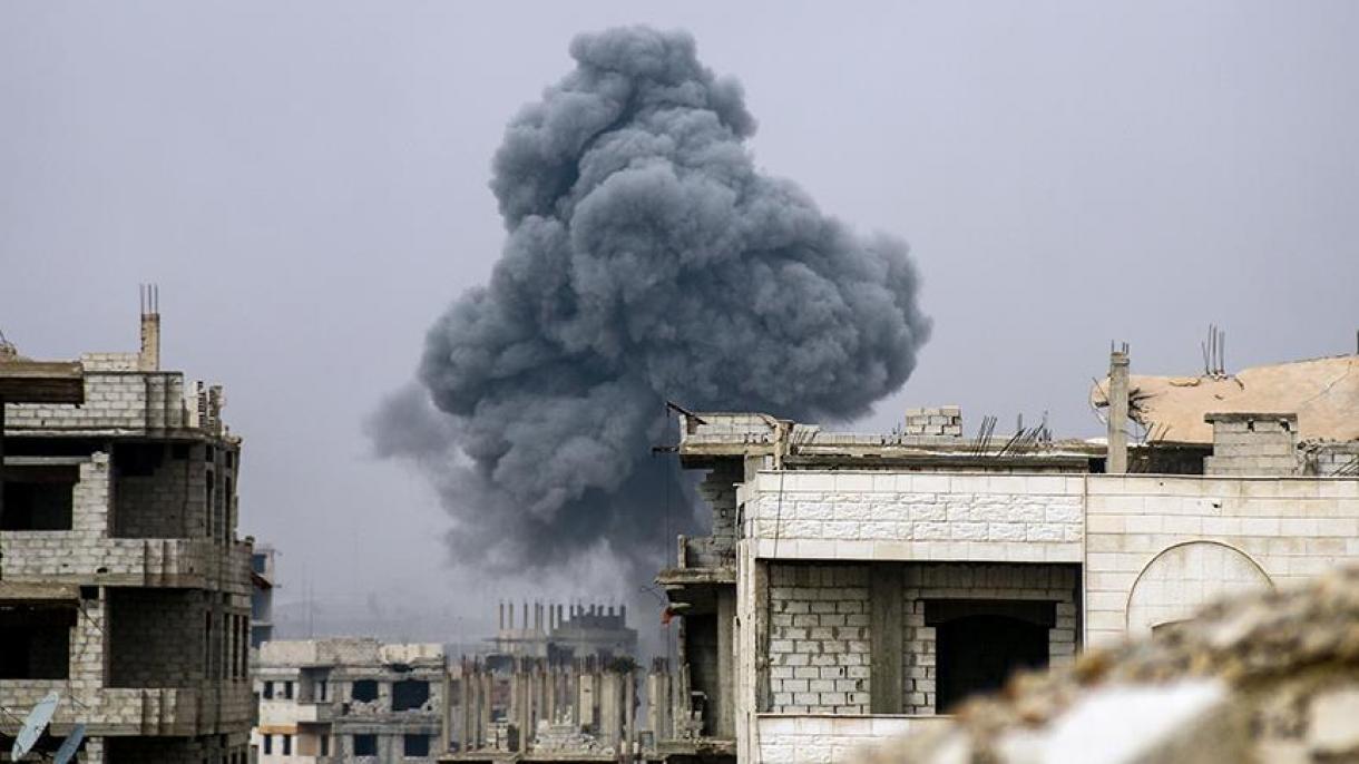حملات هوایی رژیم اسد به غوطه شرقی 30 کشته بر جا گذاشت