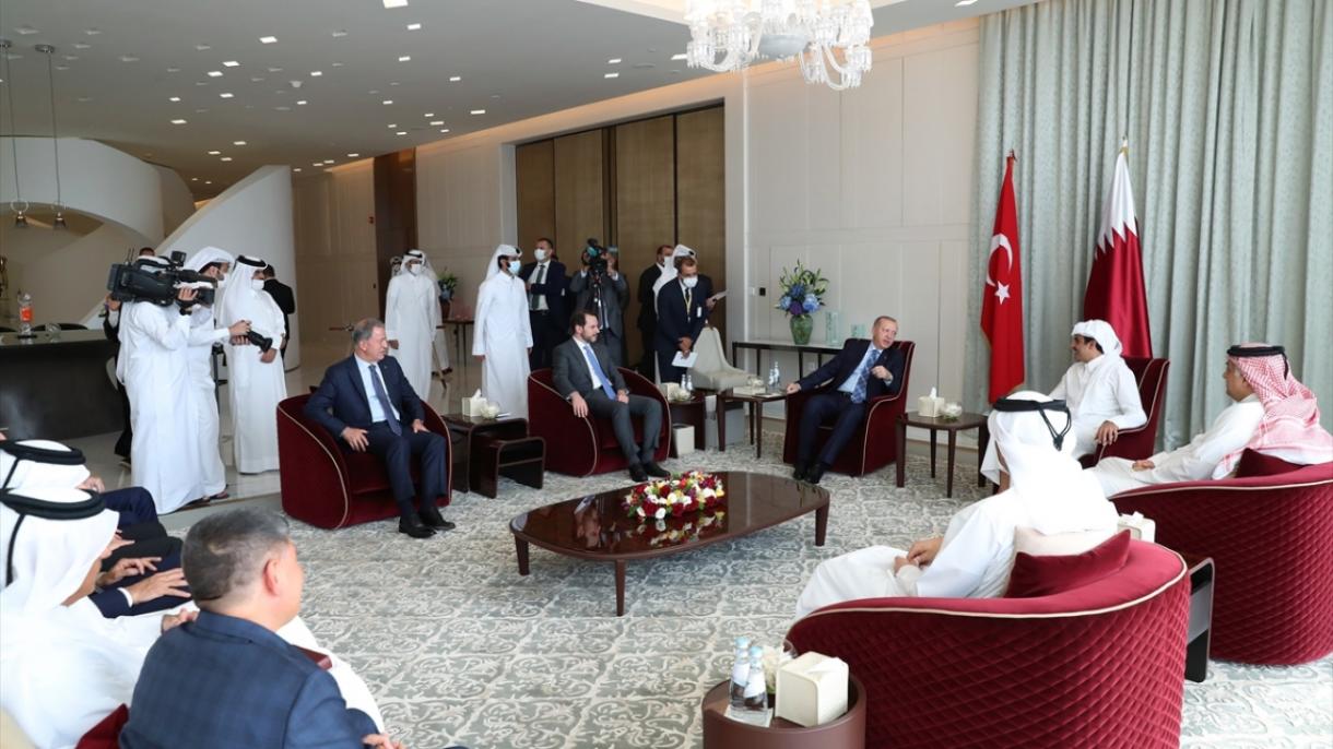 Kataryň Emiri Al Sani, Prezident Erdoganyň Doha guran sapary barada beýanat berdi