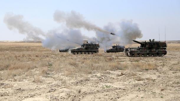 تۆرکیأنینگ یاراغلی گۆیچلری YPG تۇپارینی اوردی