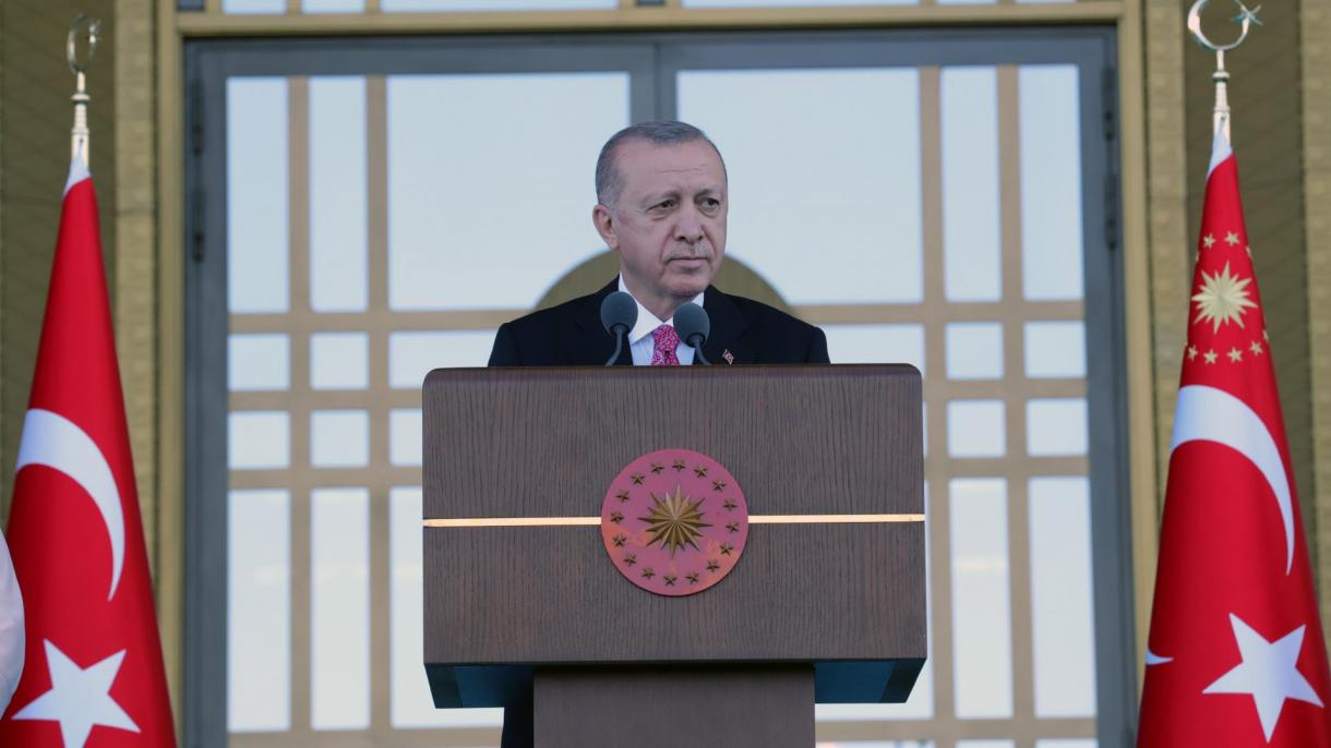 جمهوررئیس اردوغان تورکیه نینگ صادراتی توغریسیده بیانات بیردی