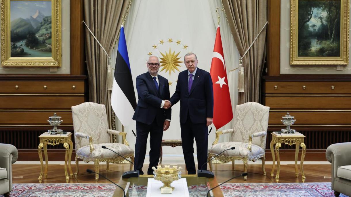 Prezident Erdogan Estoniýaly Kärdeşi Bilen Duşuşdy
