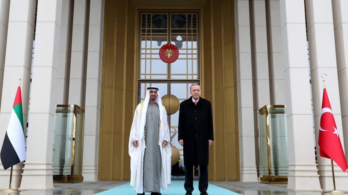 Abu-Dabiniň Mirasdar Şazadasy Prezident Erdogana minnetdarlyk bildirdi