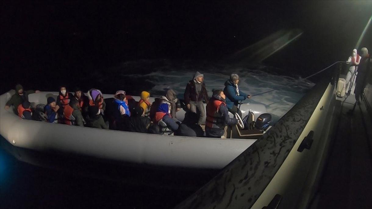 نجات 40 پناهجوی رانده شده از سوی یونان به آبهای ترکیه