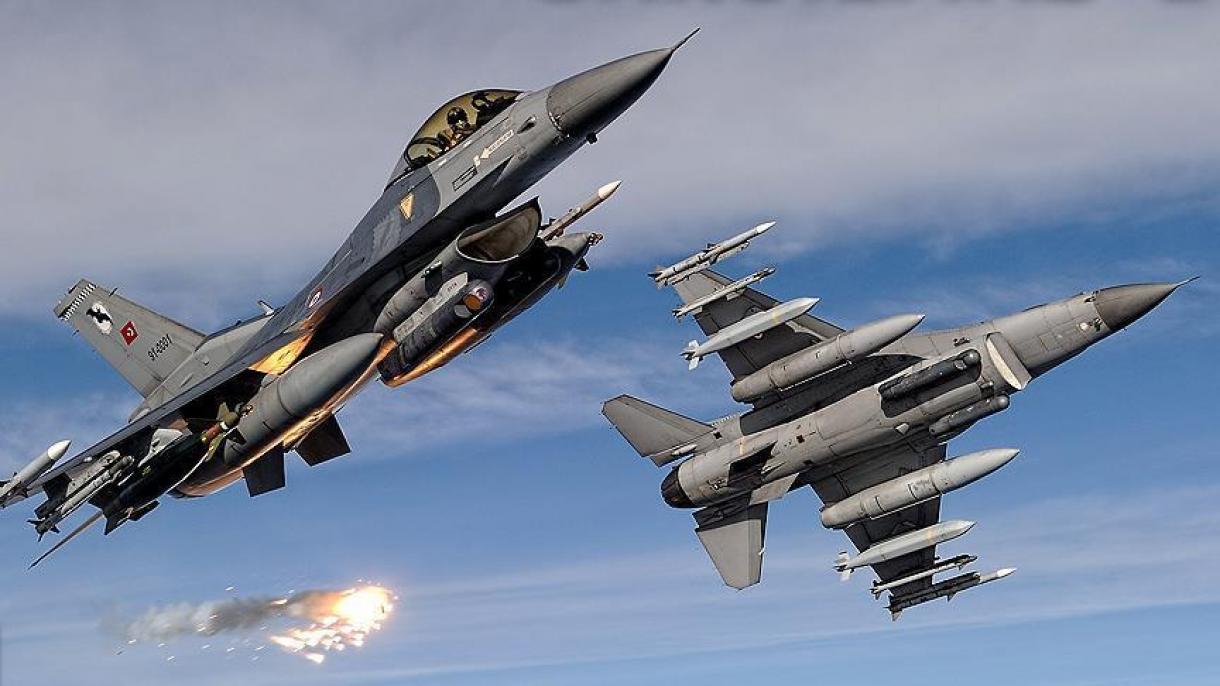 عملیات هوایی بر علیه مواضع تروریستها در منطقه زاپ در شمال عراق