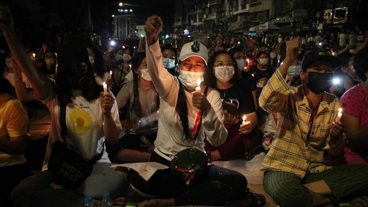 تعداد کشته شدگان در اعتراضات میانمار به 759 نفر رسید
