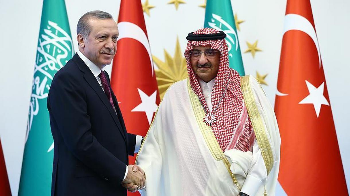 Erdogan concede "Medalla de República" al príncipe heredero saudí