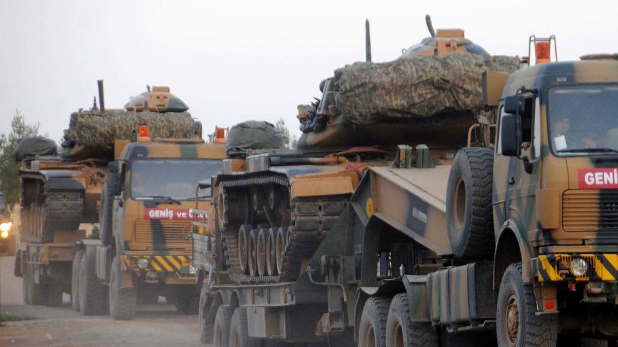 انتقال سلاحهای سنگین و سرباز به خط مرزی سوریه