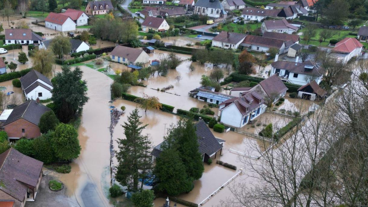 Alerta para inundações no norte de França