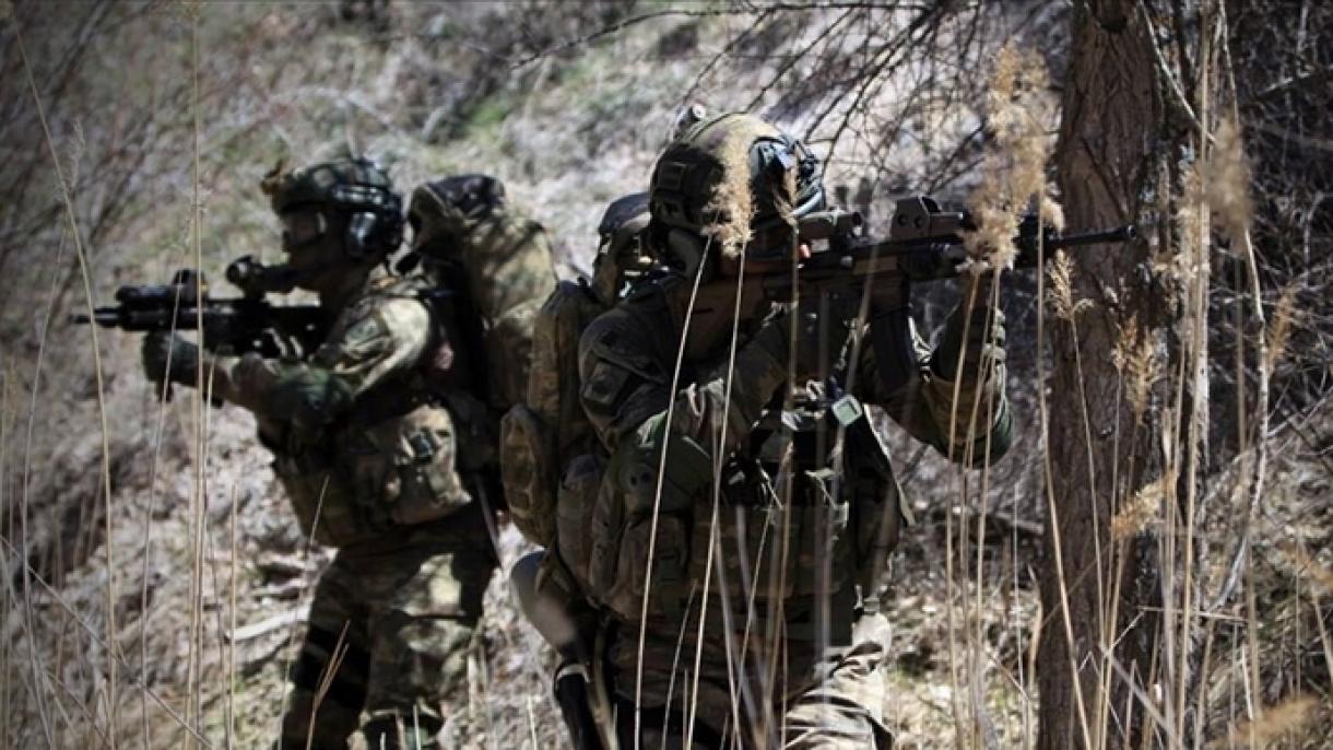 Cinco terroristas fugitivos do grupo terrorista PKK renderam-se às forças de segurança