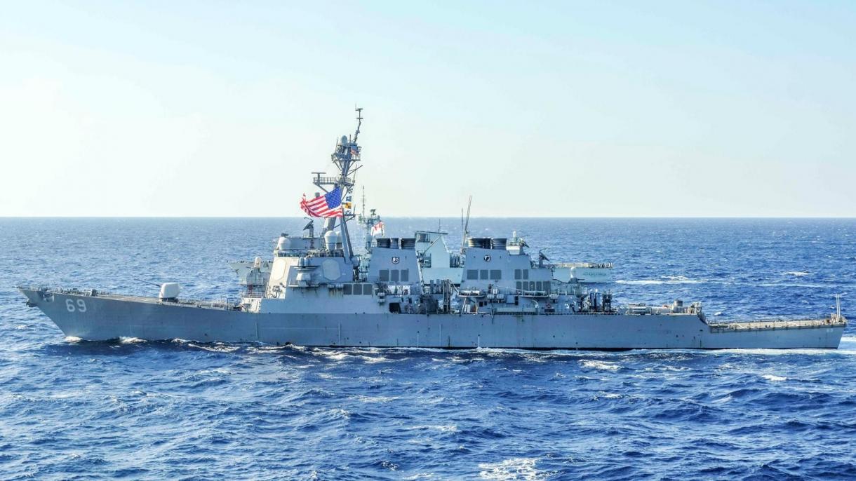 Nave da guerra Usa nel mar Cinese meridionale